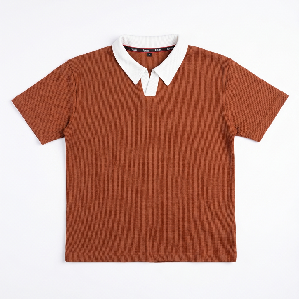 The Waffle Polo - Classic Brown