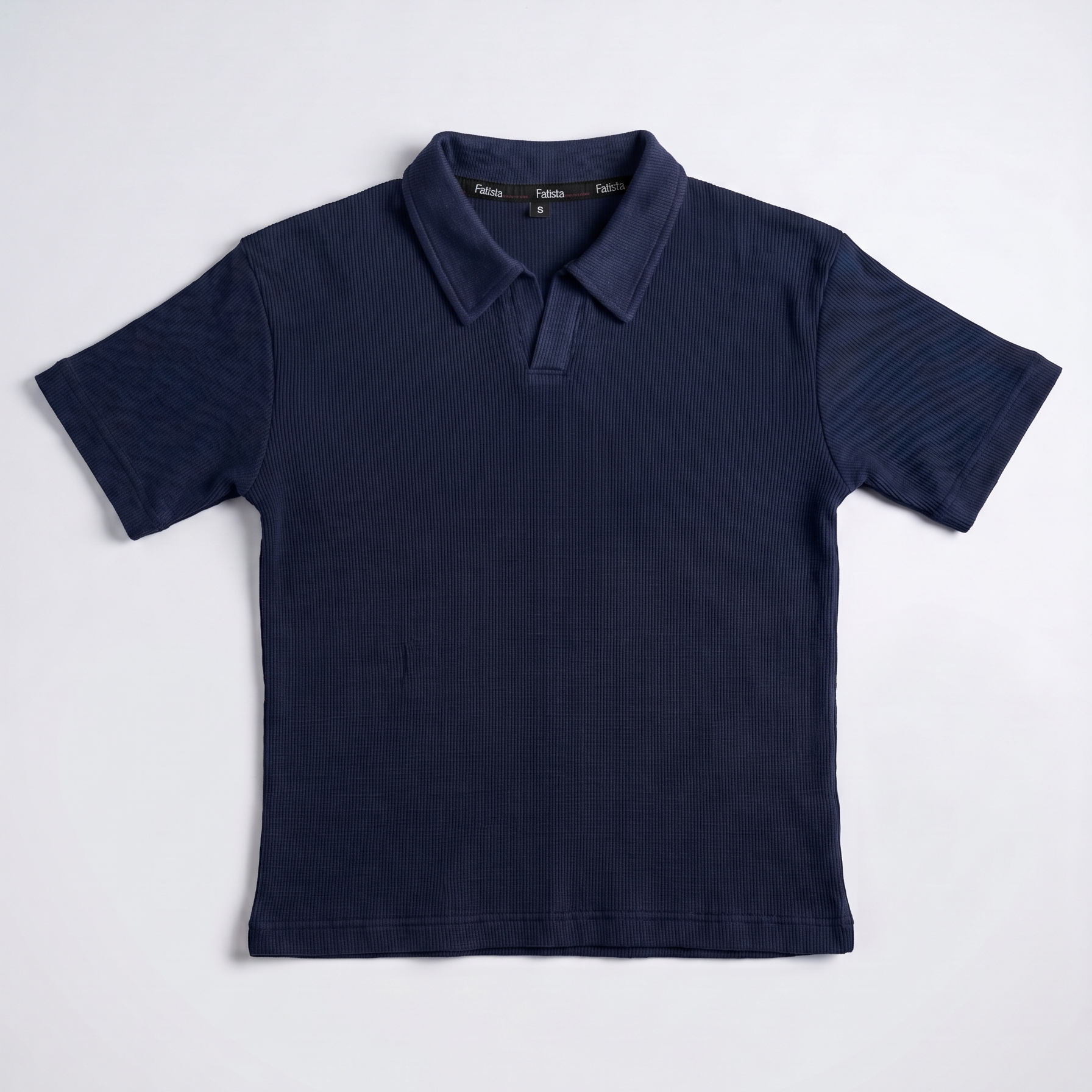 The Waffle Polo - Deep Navy