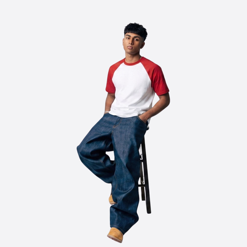 The Classic Raglan - Crismson Red